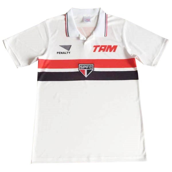Tailandia Camiseta São Paulo PENALTY 1ª Kit Retro 1994 Blanco